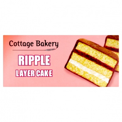 Cottage Bakery Ripple Layer Cake (Feb - Aug 23) 150g RRP 1.49 CLEARANCE XL 89p or 2 for 1.50
